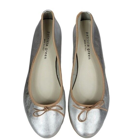 Shoes - Patricia Green Silver Ballet Shoes Size 40